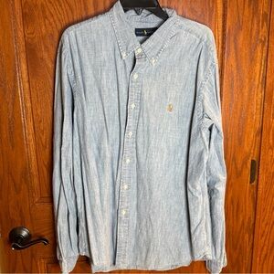 Ralph Lauren Light Blue Casual Button Down Shirt